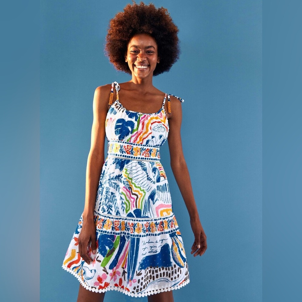 FARM RIO Wild Brazil Mini Dress